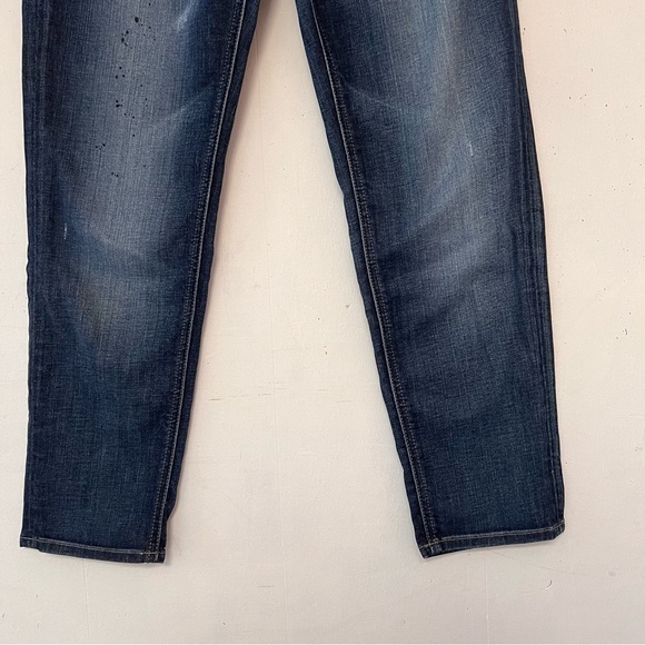 Kasil x Taylor Jackson Paint Splattered The Geek Peg Leg Jeans Size 25 - Picture 6 of 12